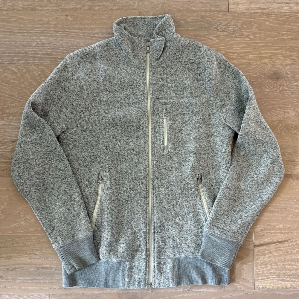 J. Crew Gray Full Zip Fleece